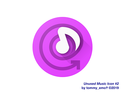 Music Icon #2 abstract app icon color geometry icon design iconography infinite loop music music app music note note purple swirl