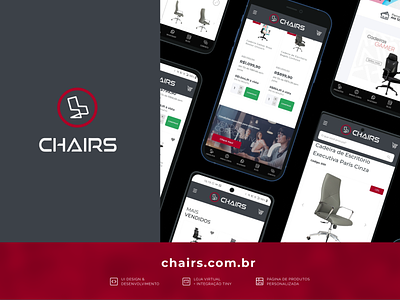 Loja virtual Chairs desktop front-end mobile ui web webdesign wordpress