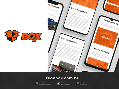 Rede Box de Postos desktop front-end mobile ui web webdesign wordpress