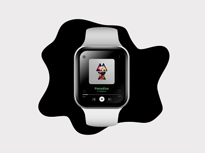 Smartwatch Music player iwatch smartwatch smartwatch banner smartwatch music smartwatch music player smartwatch ui smartwatch ux spotify