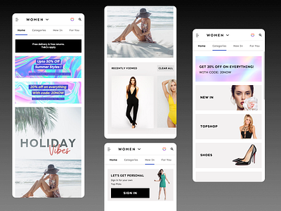 E- Commerce Shopping app design