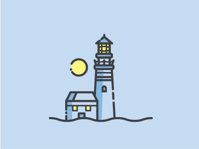 Acadia National Park lighthouse logo