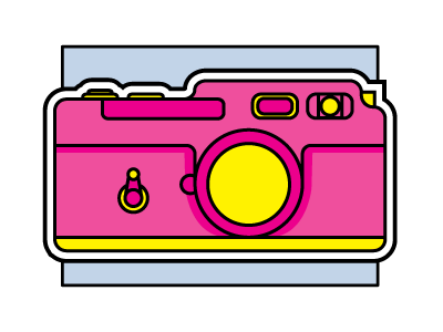 35mm camera icon logo