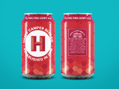 Flying Fish Honey Ale beer branding brewery logo packaging