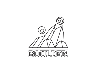 Boulder Dribbble boulder colorado hiking mountains