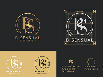 Gold lettering logo / Monogram