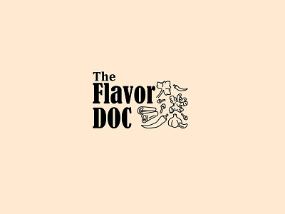 The Flavor DOC brand identity branding branding concept branding design business logo creative logo creative logo design food brand food logo logo creation logo design logo maker logo mark logotype professional logo restuarent logo simple logo typography logo web logo website logo