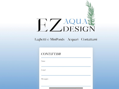 website EzAquadesign