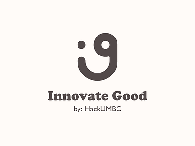 Innovate Good by HackUMBC - logo exploration branding hackathon hackumbc logo umbc