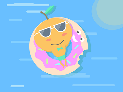 OrangeNow Designs 5/10 - Relaxin' branding characters colors illustrations