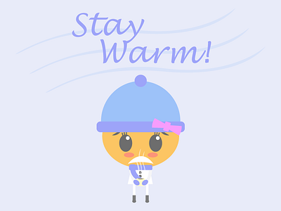 OrangeNow Designs 6/10 - Staying Warm branding characters illustrations illustrator