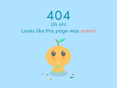 OrangeNow Designs 10/10 - 404 404 page branding characters illustrations illustrator website