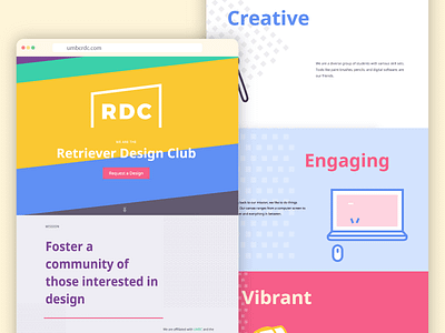 Retriever Design Club New Website