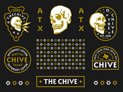 Chiveon Patches austin flowers gothic lock patches skull texas up yellow