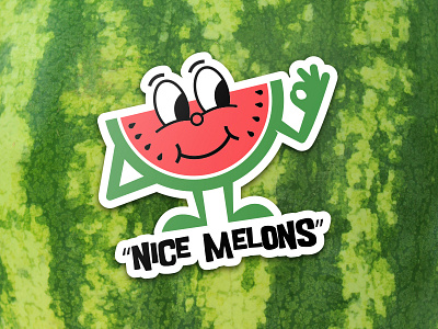 Melon Sticker boobs food fruit grocery sex summer texas watermelon