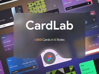 CardLab By Echo app bank app banking card design design echo echo design finance financial freebie kit nfc ui wallet