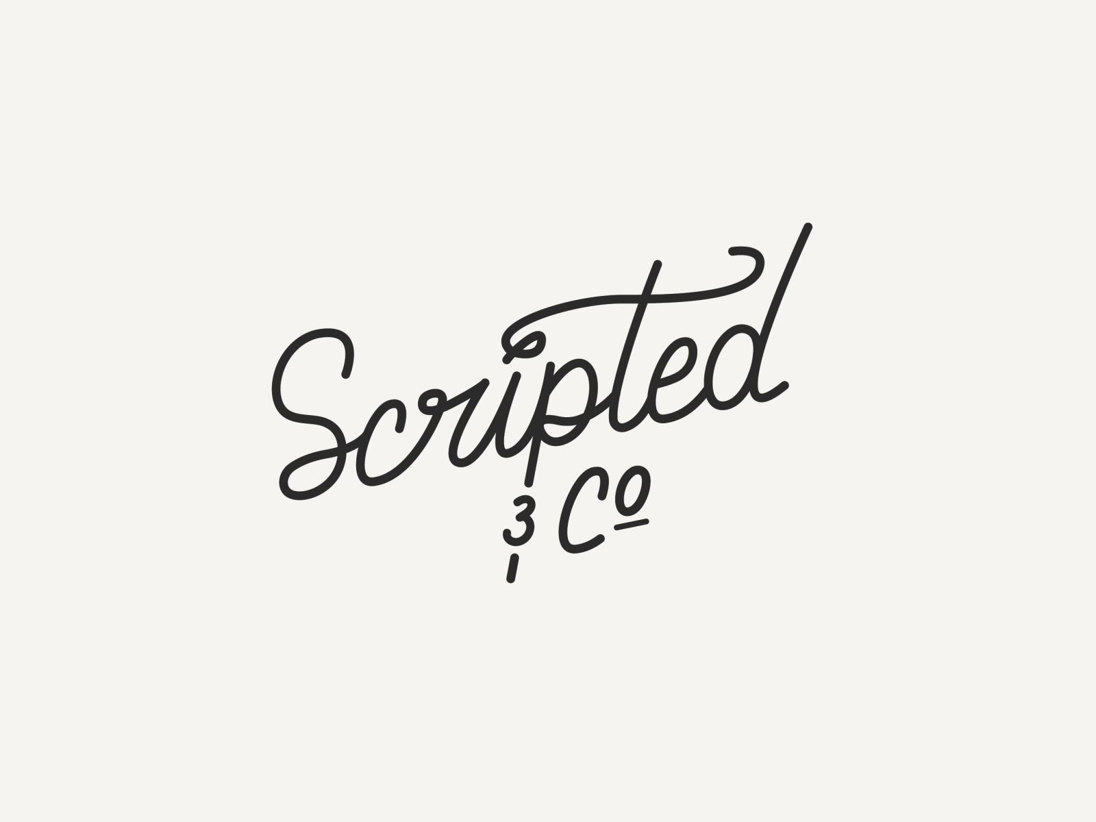 Scripted&Co. | Logo Design by Andrea Ocampo Ortiz on Dribbble