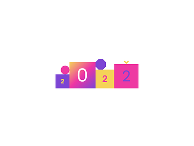Twenty-twenty-two 2022 design dribbble figma illustration new year vector