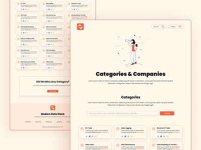 Modern Data Stack - Categories & Companies Page