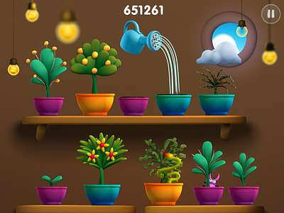 Bubbles the game — Flowers Farm flower game gameart looi looigames