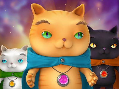 Magic cats. Coming soon... cats epic games hero looi looi games match3