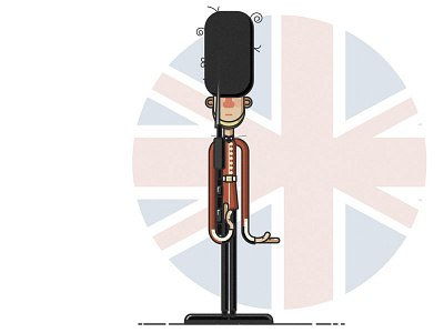 Guardsman art british character character design graphic guardsman illustration royal guardsman vector vectorart