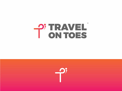 Travel On Toes - Logo logo raksahb t logo travel travel logo travel on toe