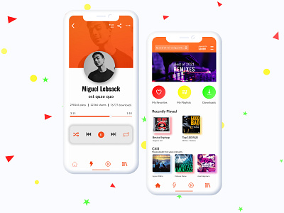 Music Player UI branding dailyui design illustration mobile mobiledesign music musicapp ui uiux