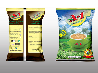 A-1 Black Tea Pouch Pack 500gm