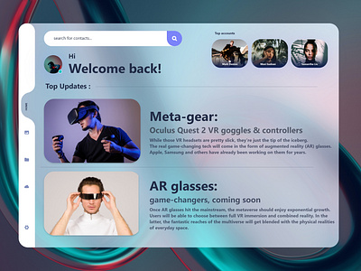 Metaverse Landing page