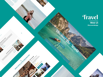 Travel hotel booking web ui design food store uiux design ui uidesign uidesigner uiux uiuxdesign webui