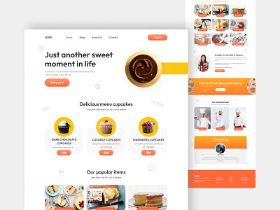 Cake shop web ui bakerywebsiteui cakeshopui cakeshopwebsite pastyweb shopui shopwebsiteui ui websiteui