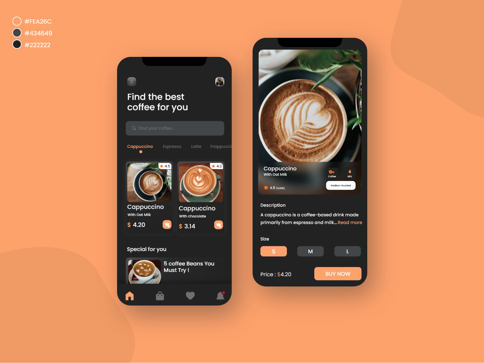 Coffee House Cafe UI Design by Kashish UI and graphic designer on Dribbble