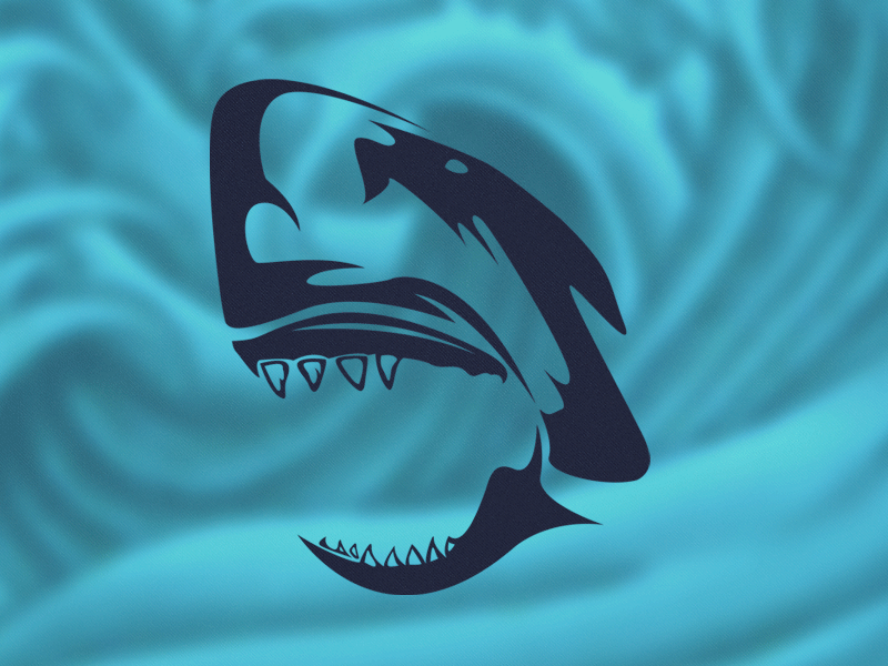 Shark Attack! adobe illustratio illustrator layer photoshop shark torn