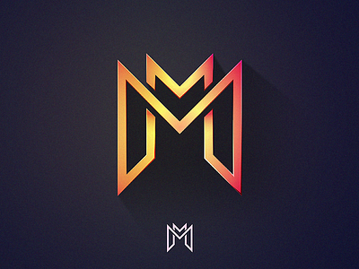 MarcraM "M&M" Logo ai branding illustrator letter logo m type vector vintage