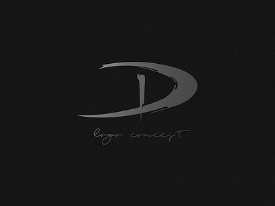 D logo concept branding cocept d ink letter logo splat weird