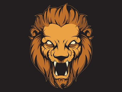 Beasty Games Lion Illustration esports gaming illustrtion lion youtube