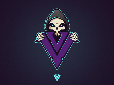 Vital Vengeance - Esports Mascot Logo esports esports logo grim reaper mascot mascot logo reaper mascot