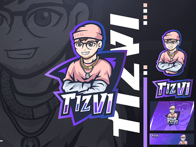 Twitch mascot logo