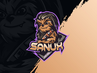 animal mascot logo for twitch