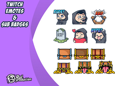 cute chibi twitch emotes