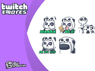 panda twitch emotes