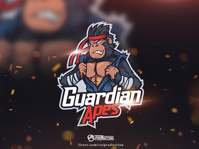 apes mascot logo for Nft ape mascot apes logo apes mascot logo design gorilla mascot logo kingkong logo logo logo nft logodesign nft logo streamer twitch twitch logo twitch.tv youtube logo