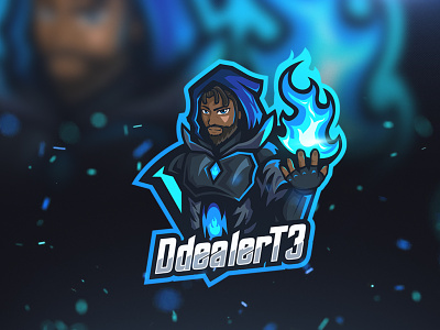 logo gaming,esport logo, mascot logo, DdealerT3 esport logo desain