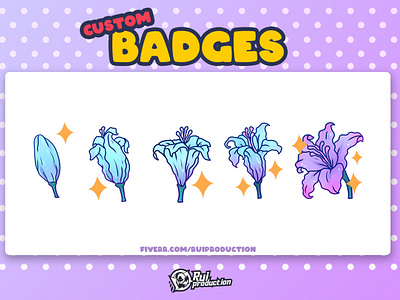 vtuber chibi emotes twitch, custom badges, cute