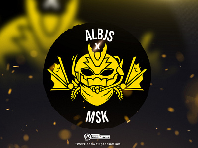 logo gaming, esport logo, mascot logo, ALBJS logo desain