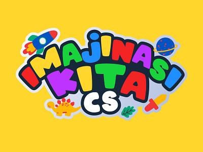 logo gaming, esport logo, mascot logo, Imajiinasi kita cs logo