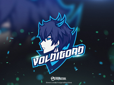 logo gaming, esport logo, mascot logo, Volbitoad logo desain