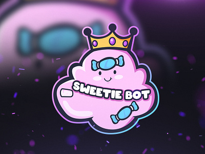 Logo gaming, esport logo, mascot logo sweetie bot