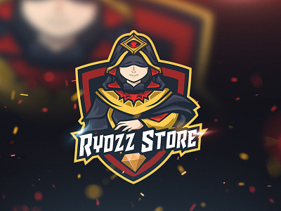 Logo Gaming, Esport Logo, Mascot Logo Ryozz Store design illustration logo logodesign streamer twitch twitch logo twitch.tv ui youtube logo